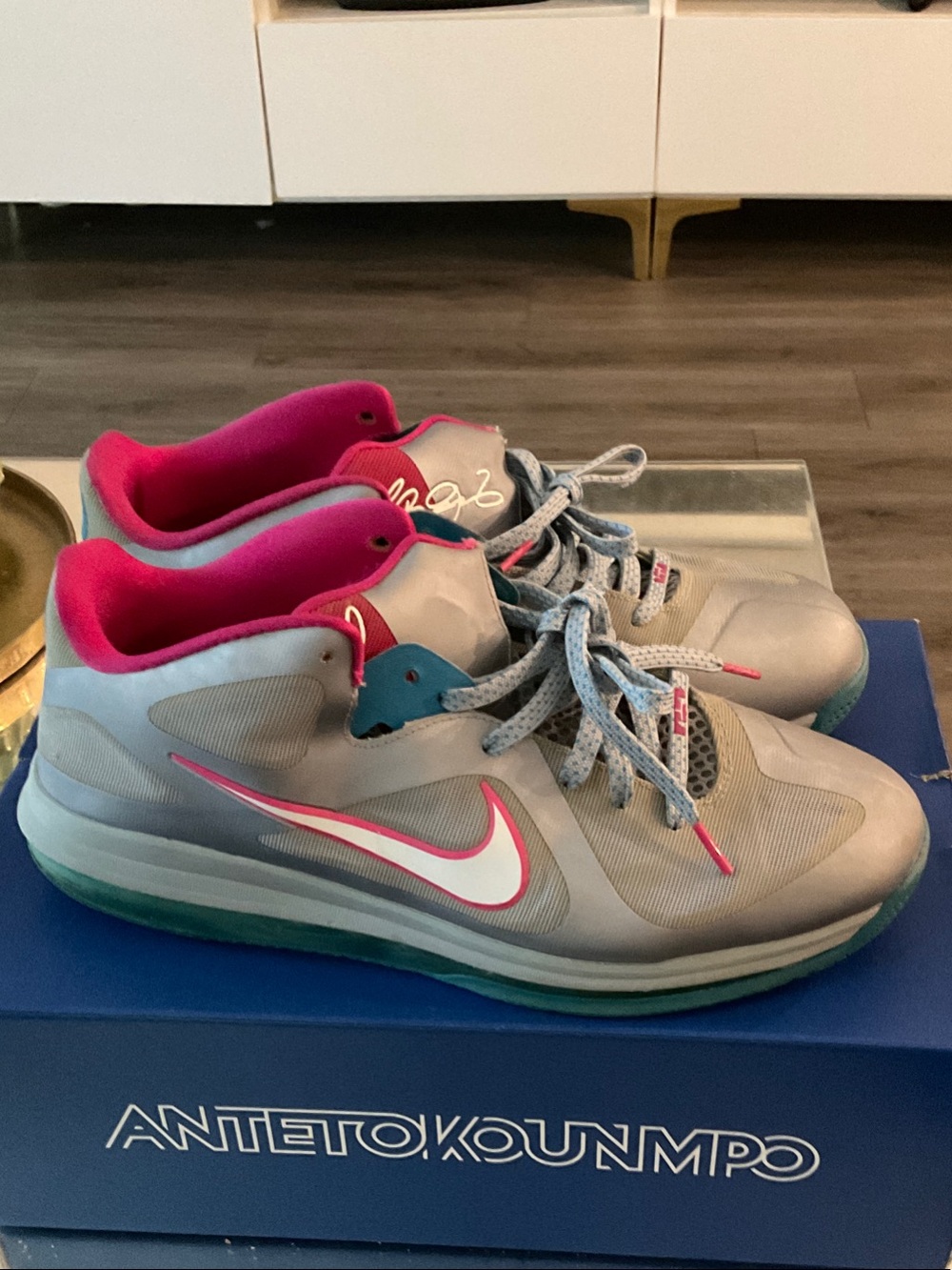 Nike LeBron 9 Low Fireberry - Size 13